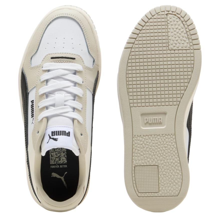 Puma Adidași Versatili cu Top Scund Carina Street Fashion Adidași Bărbați Alb Murdar Negru 389390-41