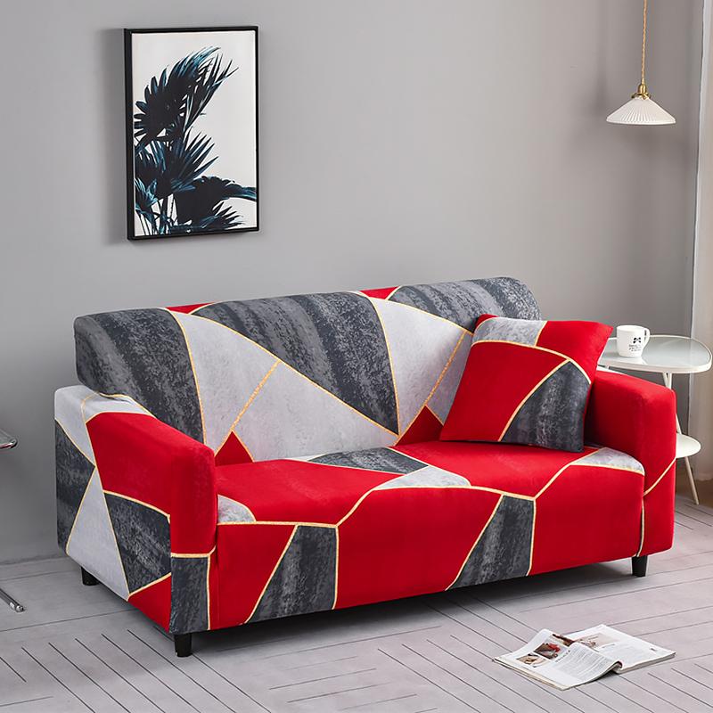 Stretch Sofa Slipcover Spandex Sofa Cover For Living Room Elastic Sofa Towel Furniture Protector Chair Couch Cover L-Shape Cover