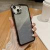 Suitable for IPhone15, Gradient Glitter Phone Case 14pro, Lens Glitter, Apple 13 Electroplated Anti-drop Protective Case