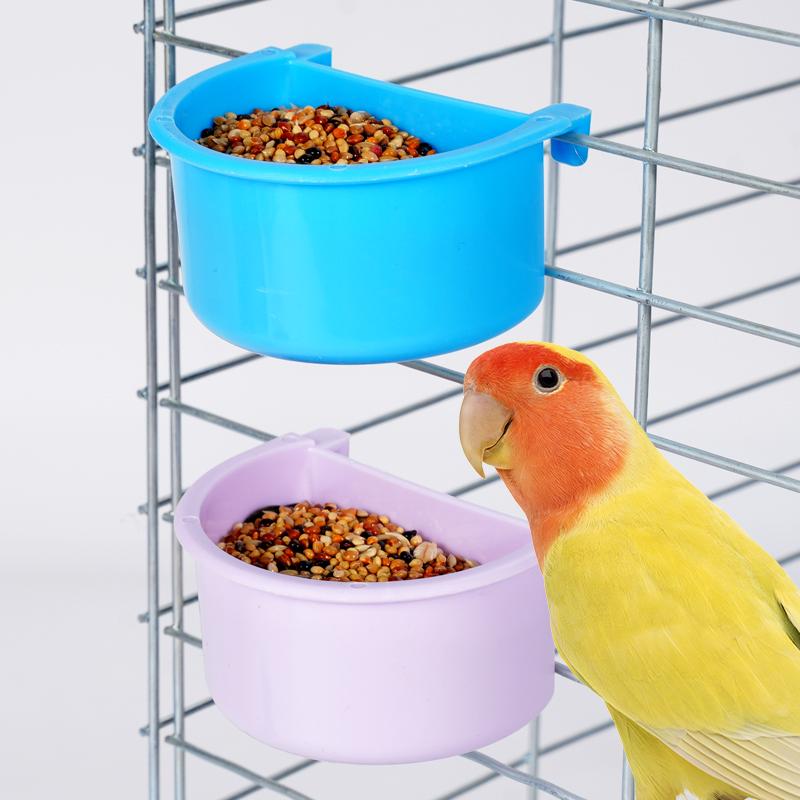 Bird Drinking Water Box Pparrot Hanging Bird Food Cup Canary 7.5cm Feeder Psittaciformes Convenient Water Bowl Bird Food Bowl