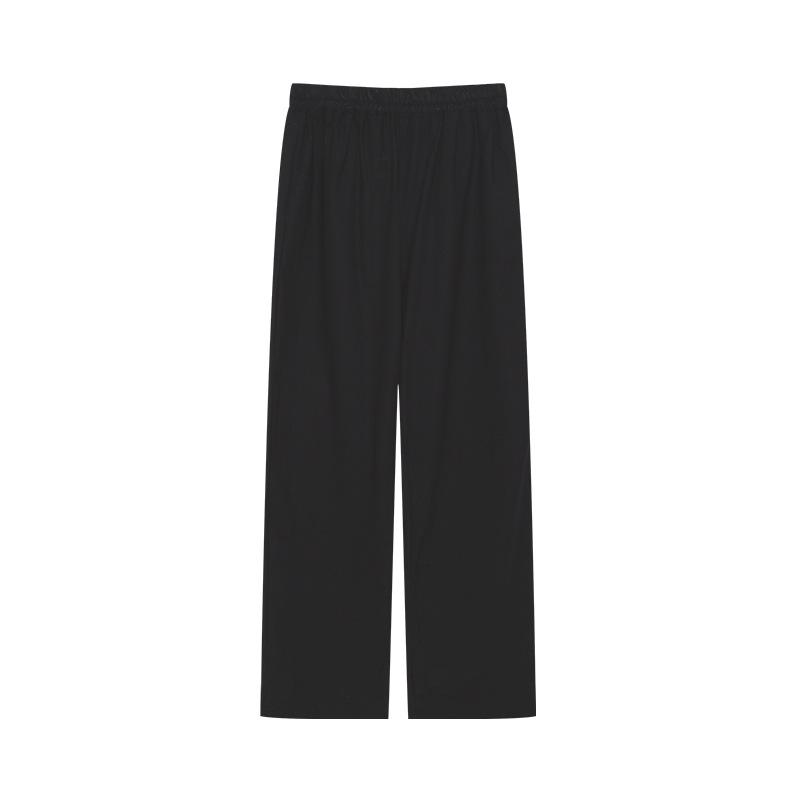 2023 Euro-American Women's Two-Piece: Lapel Long-Sleeved Shirt & Wide-Leg Pants Suit for Spring and Autumn.