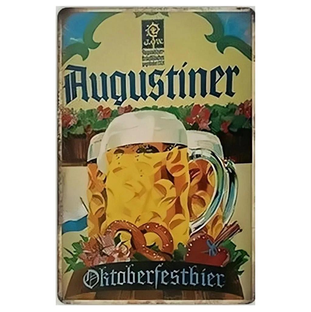 Metal Tin Signs Zurich Paulaner Wall Decoration Plaque Vintage Art Poster Iron Painting for Man Cave Home Cafe Garden Club Bar