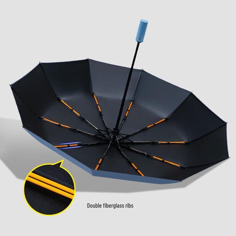 Hongye Automatic 10-Rib Windproof Business Umbrella