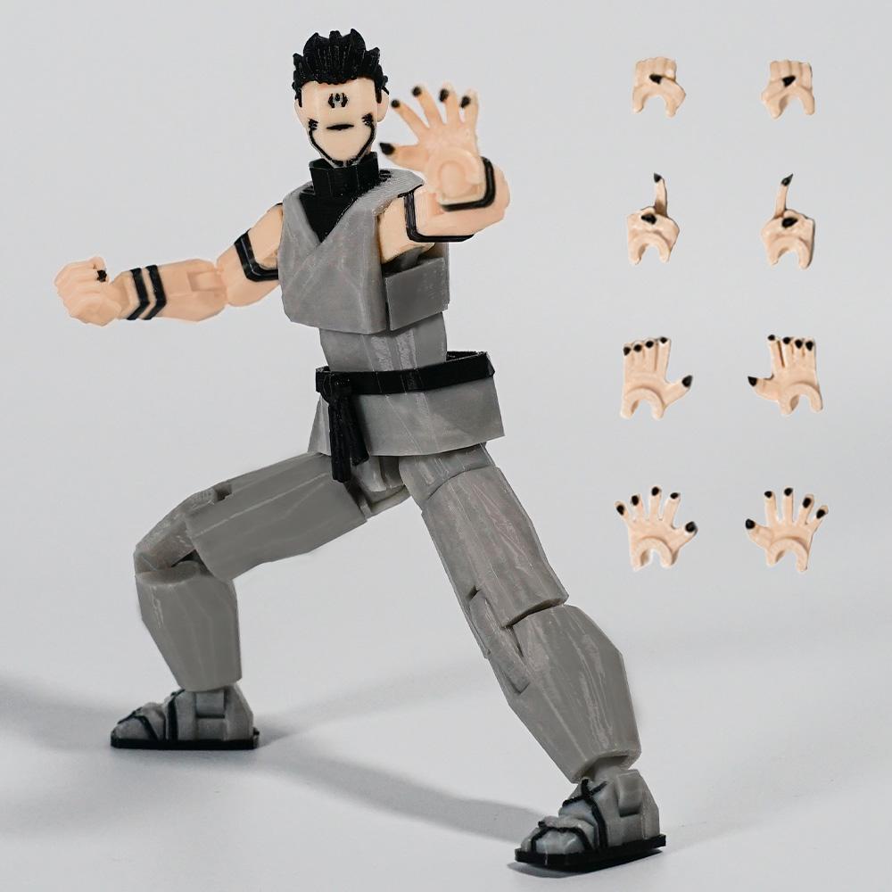 3D Printed Jujutsu Kaisen Ryomen Sukuna Anime Multi-Jointed Shapeshift Toys Action Figures Mannequin Model Ornaments Gifts