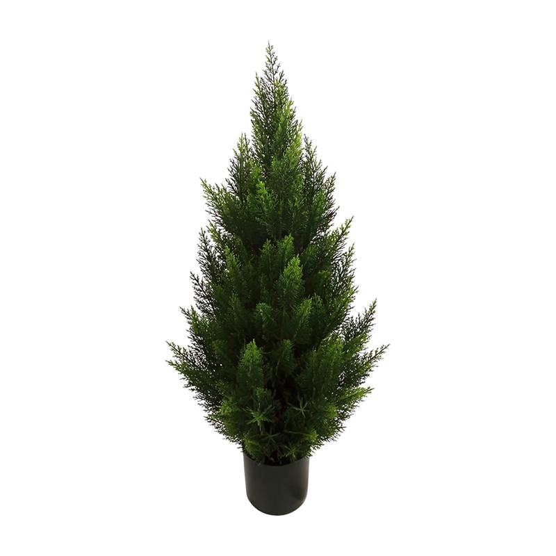 

A34R Simulated Pine And Cypress Potted Plants Hotel Decorative Floor Decoration Simulation Tree Christmas Tree Ornaments