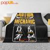 Caution Im The Mechanic So Keep Your Mouth Shut Or Ill Show You Ultra-Soft Blanket Quilt Winter Sofa Cover Bed Covers