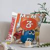 Candy M-Ms C-Chocolate M&M'S Pillow Cover Design Cushion Cover Decor Holiday Decorati