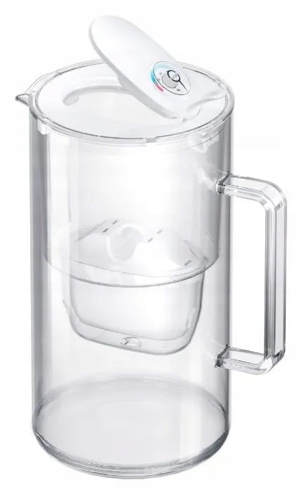 Jarra filtrante Aquaphor 25 l 1 inserção de vidro branca