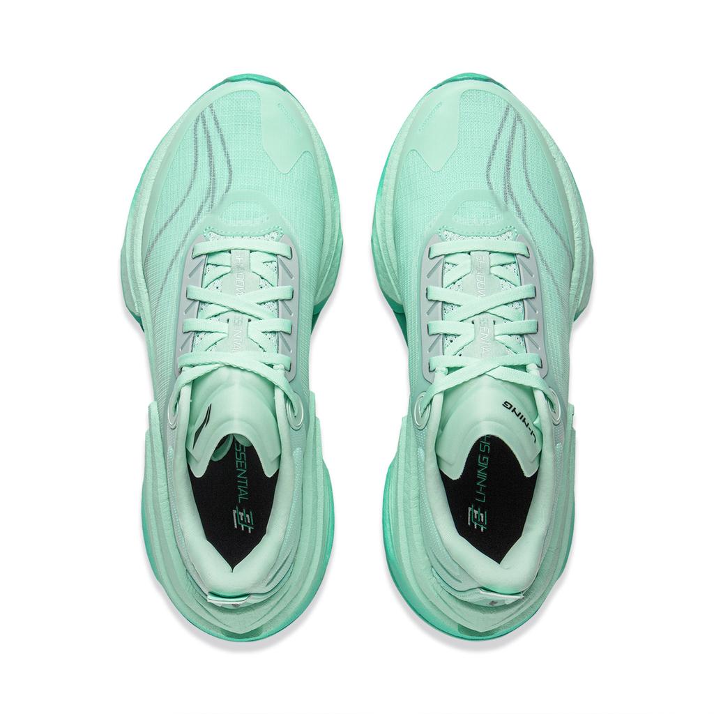 Li Ning Absolute Shadow 3 Essential Technology Professional Speed Training Running Shoes Women Sneakers Clear-Water-Green ARRV002-16