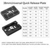 Aluminum Zinc Zinc Alloy Camera Mounting Plate Camera Tripod Plate Tripod Long Plate Tripod Mount Adapter