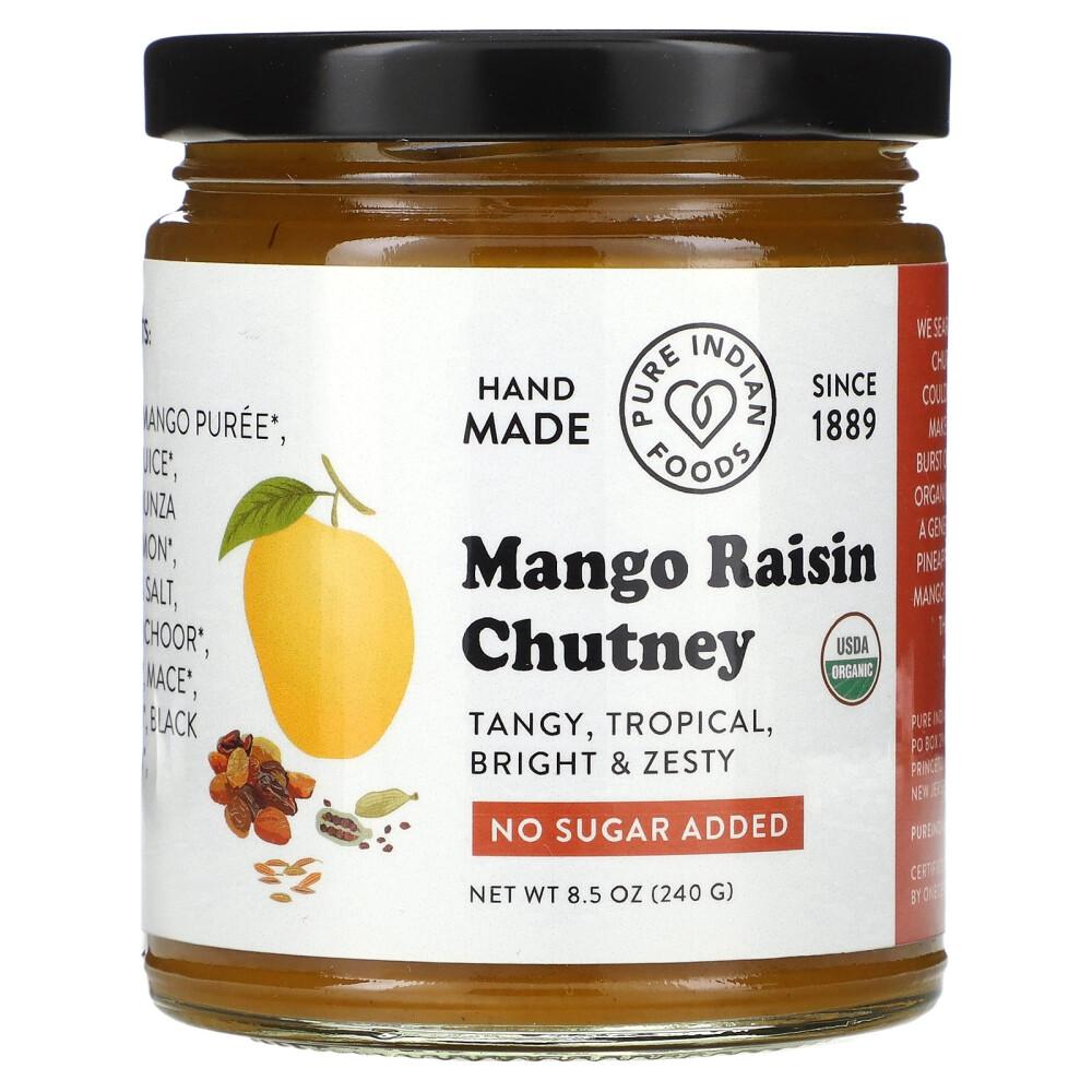 Pure Indian Foods Mango Raisin Chutney 240g (8.5oz)