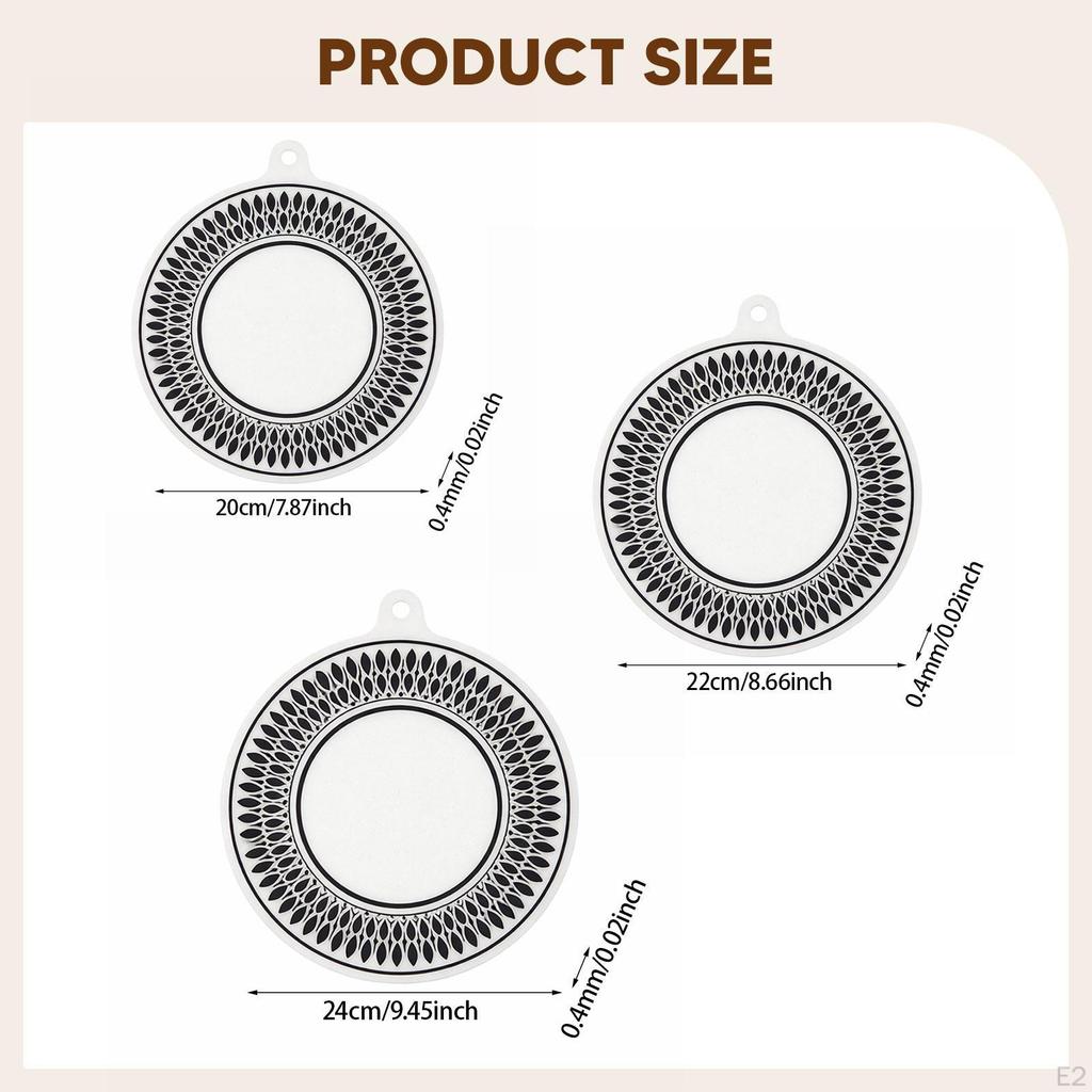 Mat for Induction Hob Made of Silicone And Fiberglass, Non-slip Heat Resistant, Domestic