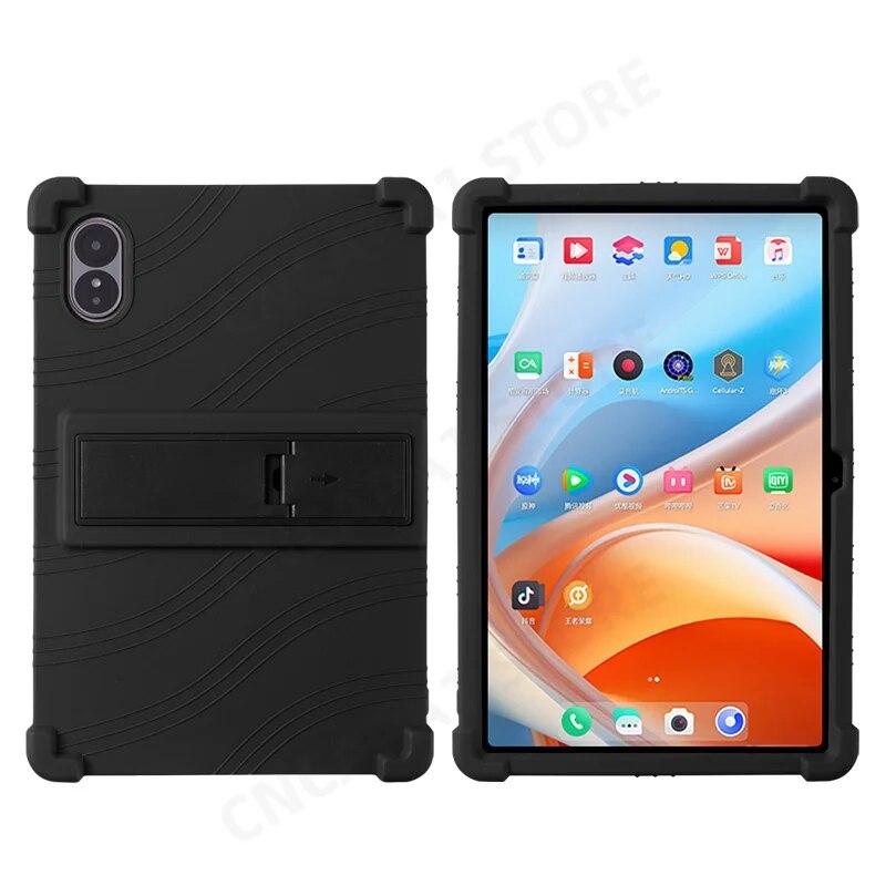 4 Thicken Cornors Silicon Cover with Kickstand For Alldocube iPlay 60 Lite 2024 Case 10.95" Tablet PC Shockproof Protector Funda