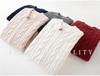 Women's Wool Double Zipper Cable Knit Cardigan - Autumn/Winter Fashion Coat