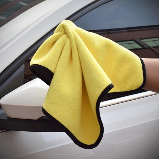 Wash Towel Good Durability Strong Water Adsorption Microfiber Double Side Cleaning Detailing Cloth for Car