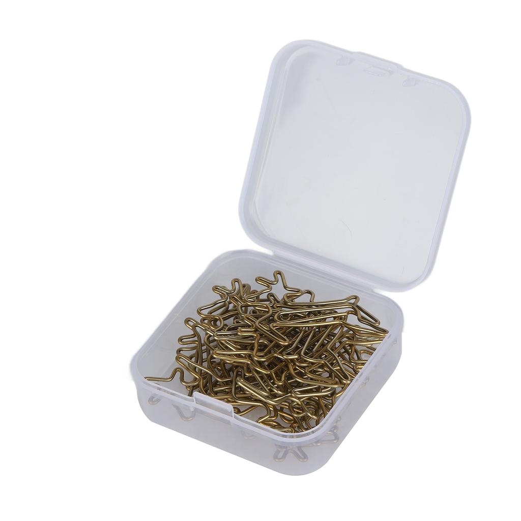 20 Stück Büroklammern Eisen Rostfrei Leicht Farbecht Multifunktional Hirschform Niedlich Einzigartig Büroklammern für Büro