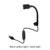 Aquarium Landscape Lighting Heat Resistant USB Interface 360° Rotation Energy Efficient Fish Tank Clip Light Multipurpose