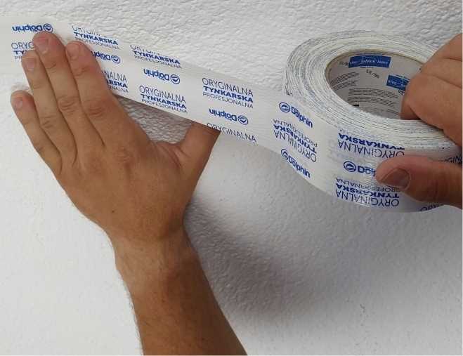Blue Dolphin Plastering Tape 30 Days White 48Mm