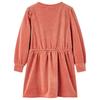 Robe enfants à manches longues rose moyen 92/104/116/128/140