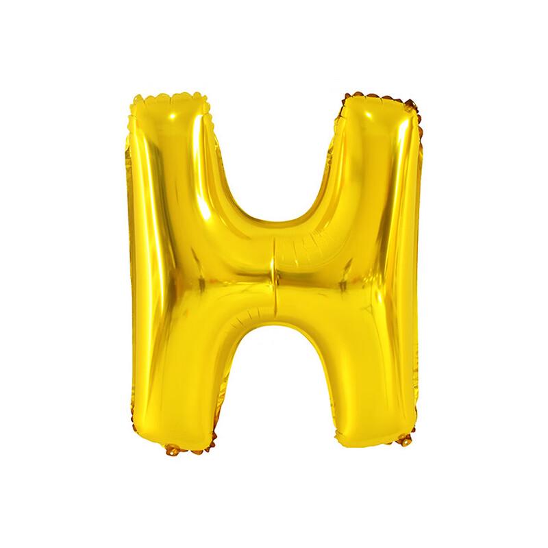 32-Zoll Goldene Alphabet-Folienballons