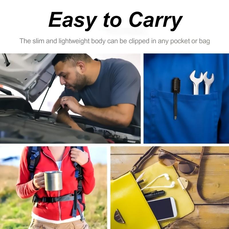 10pcs Mini Portable LED Pen Light Super Bright Master Holds Flashlight Pocket Flashlight Camping Outdoor Emergency Situations