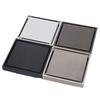 Modern New Hotel Bathroom Concealed SUS304 Stainless Steel 4 Inch Square Shower Grate Anti-Odor Floor Drain Tile Insert