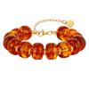 Bohemian Multi Color Resin Bead Bracelet for Women,18K Gold Plated Stainless Steel, Waterproof Summer Beach Vacation Jewelry