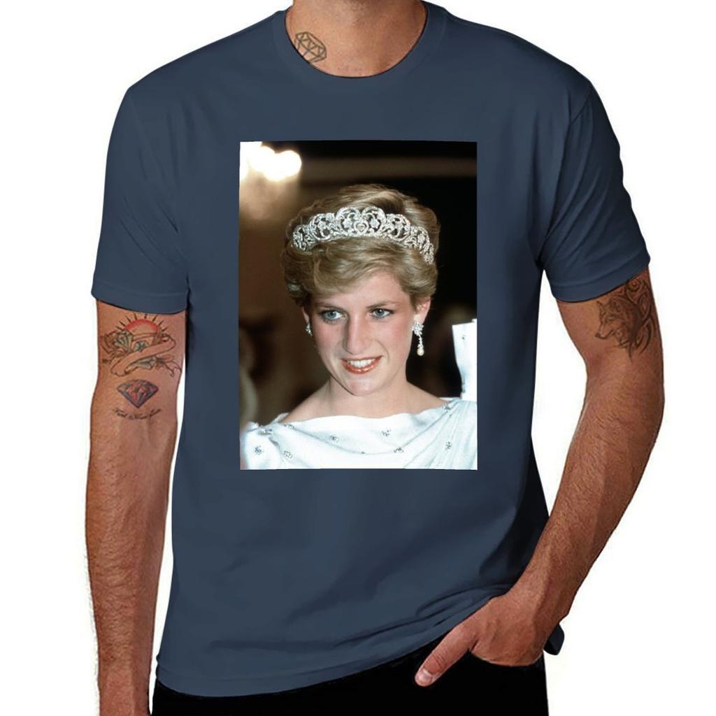 T-shirt HRH Principessa Diana Work Wear Semplice Maglietta