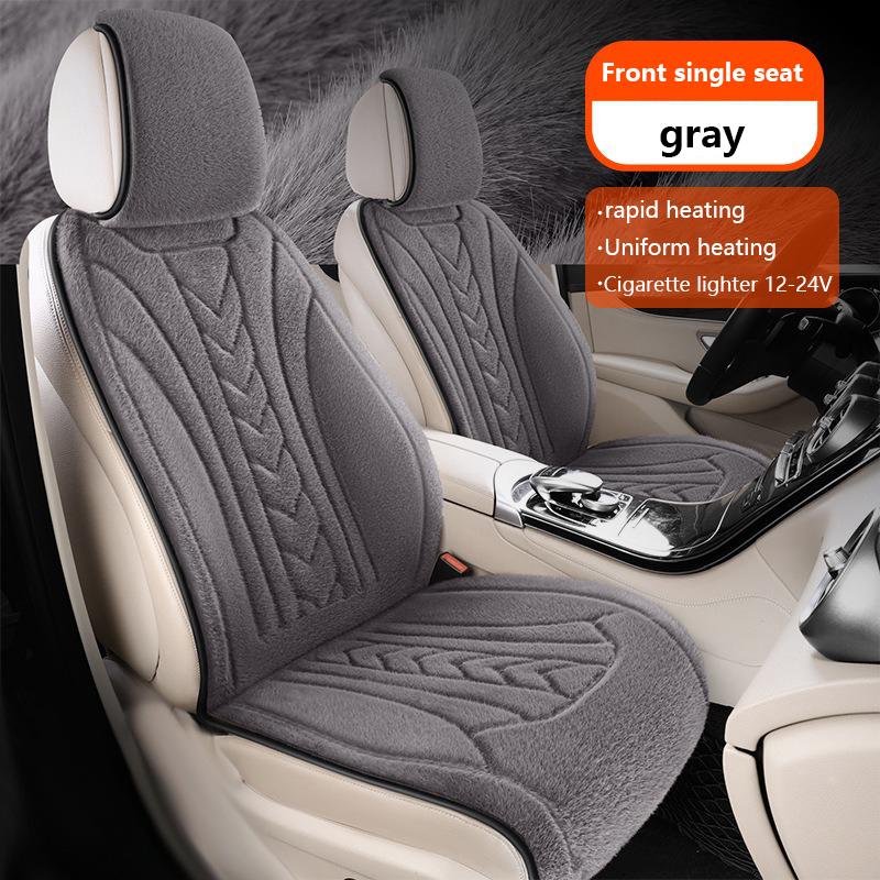 

Winter Car Seat Heater Cover Universal Intelligent Switch Automatic Start Stop Temperature Auto Seat Warmer Polyester&Autumn And Winter&1&heating