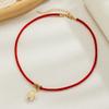 Beach Wind Ocean Elements Ceramic Small Fish Elephant Red Coral Sea Turtle Pendant Colorful Beaded Necklace