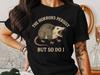 The Horrors Persist But So Do I - Screaming Opossum Shirt, Retro Opossum Shirt, Sarcastic Shirt, Funny Mental Health, Meme Shirt
