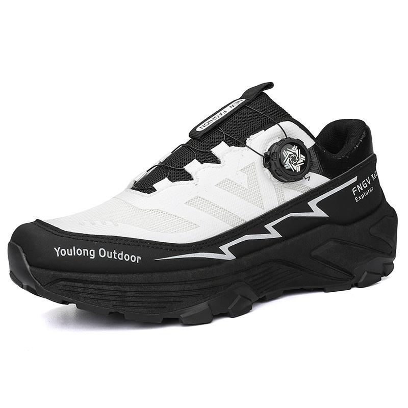 Men Outdoor Hiking Shoes Breathable Trail Walking Sneakers Non Slip Trekking Travel Casual Sports Footwear Comfortable for 39