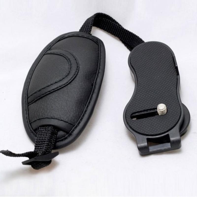 Camera Wrist Strap Pu Leather Mirrorless Camera Hand Grip Wrist Strap For Cameras For High Quality Black Pu Wrist Strap