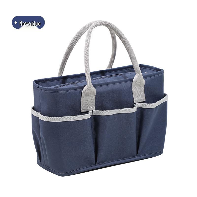 

Women s Multipocket Outdoor Lunch and Storage Bag with Insulated Lining темно-синього кольору