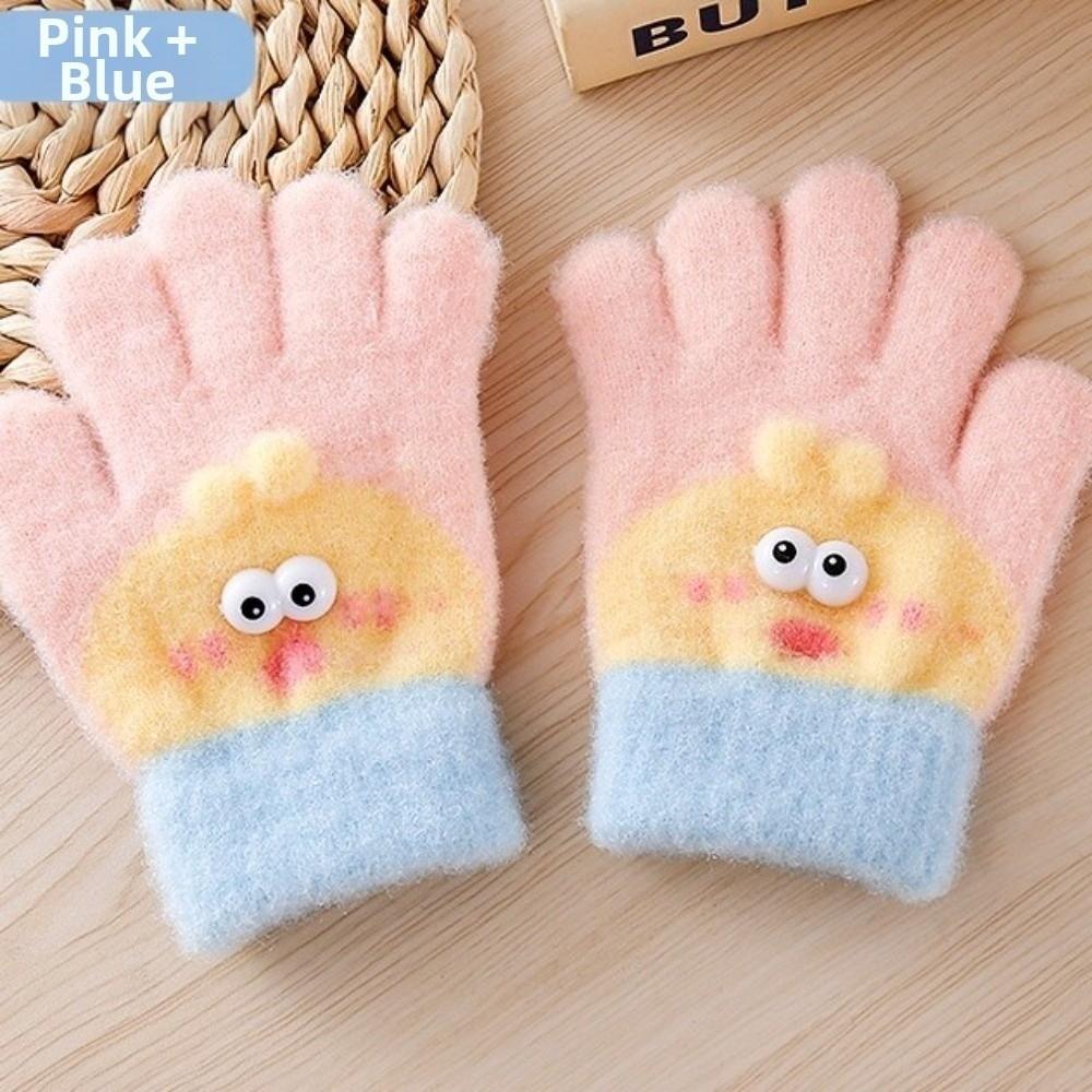Barnes Varme Verktøy Vinter Barnehansker Fem Fingre Gutter og Jenter Kuldebestandig Hanske