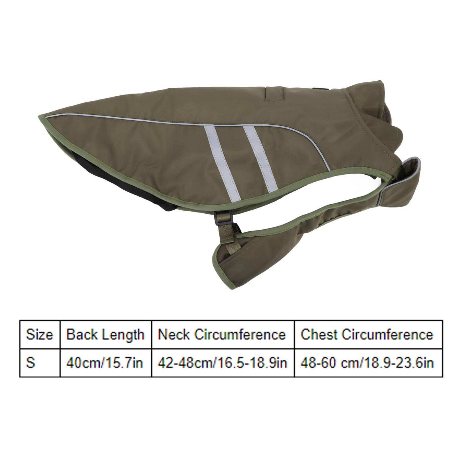 Dog Raincoat Waterproof Hoodie Jacket Rain Poncho Pet Rainwear Clothes With Reflective Stripe Outdoor Dogs Raincoat