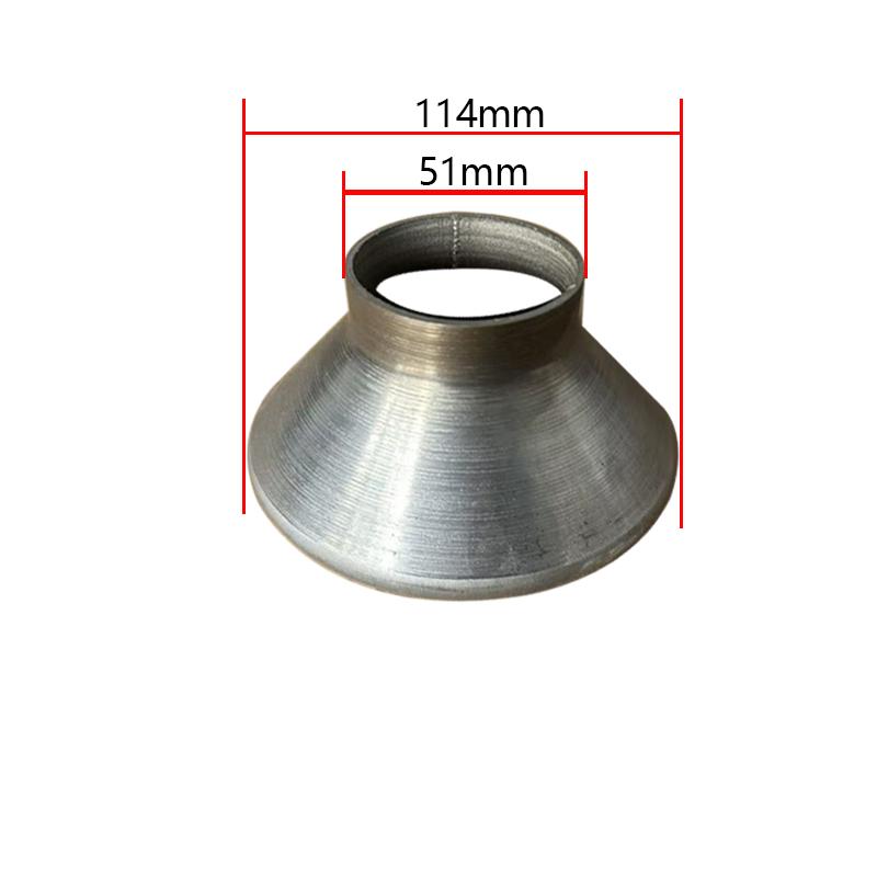 Transition Cone STAINLESS STEEL EXHAUST CONE REDUCER CONNECTOR ALL SIZES Conical stainless steel Cone 2pcs 51x114mm