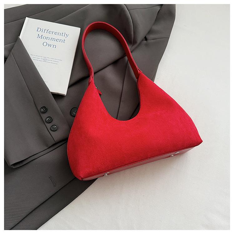 Foreign order retro matte commuter large-capacity bag women's 2025 new autumn and winter tote bag niche shoulder armpit bag