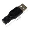 USB Male To 3.5x1.35mm/4.0x1.7mm Female Charging Convertor Adapter Connectors Charge Barrel Jack Power Adapters