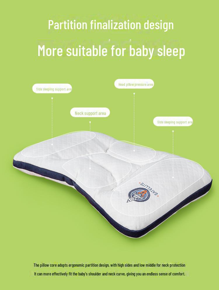 Duo Xi Ai Dětský kreslený polštářový vnitřek z čisté bavlny, 50x30 cm