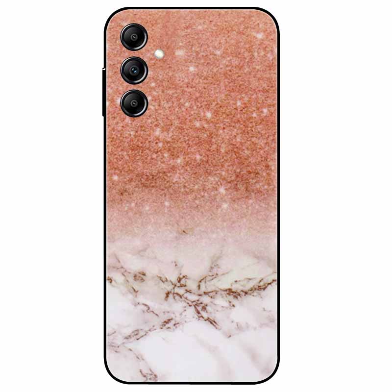 Hülle Für Samsung Galaxy A54 5G A34 A24 S23 Hülle Blume Marmor TPU Weiche Silikonhülle für GalaxyA54 A 34 Bemalte Handyhüllen