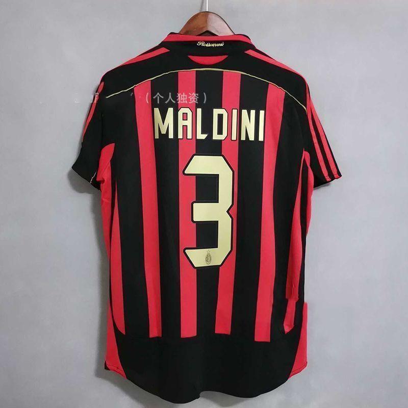 Classic Retro Football Jersey National Team Player Printing AC Milan Spain Argentina Juventus Manchester United Cycling Sportswear