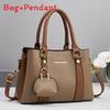 Pu Small Crossbody Bag With Contrast Color Block Pocket For Daily Use