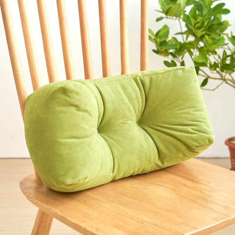 Gorgeous 1pc Lumbar Pillow | Napping, Student Backrest Cushion, Chair Cushion, Office Sleeping Pillow