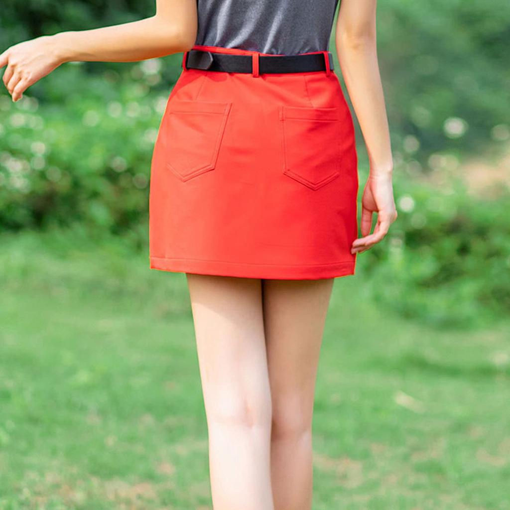 Pleated Golf Golf Tennis Slim [OSC] Women's Skirt, Wear, Sportswear, Skirt, Stylish, Cotton, Fit, Stretchy, Lightweight, Breathable, Moisture-Wicking,