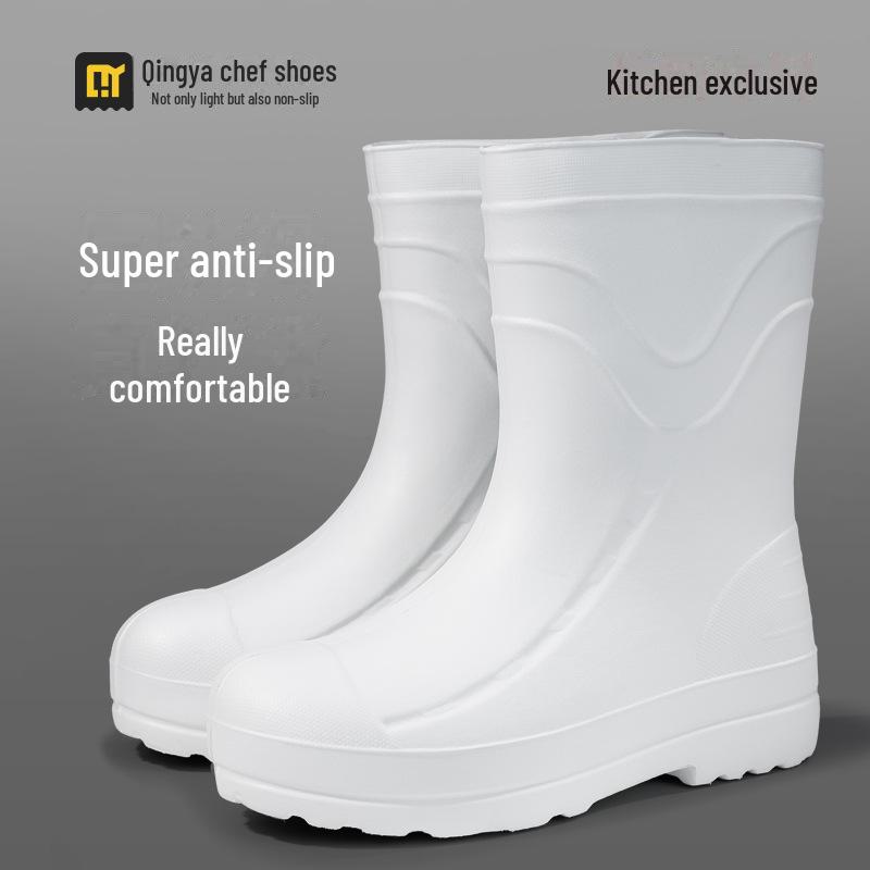 2025 Chef Shoes: Wear-Resistant, Lightweight, Comfortable, Waterproof, Oil-Proof, Non-Slip for Hotel Kitchen Work
