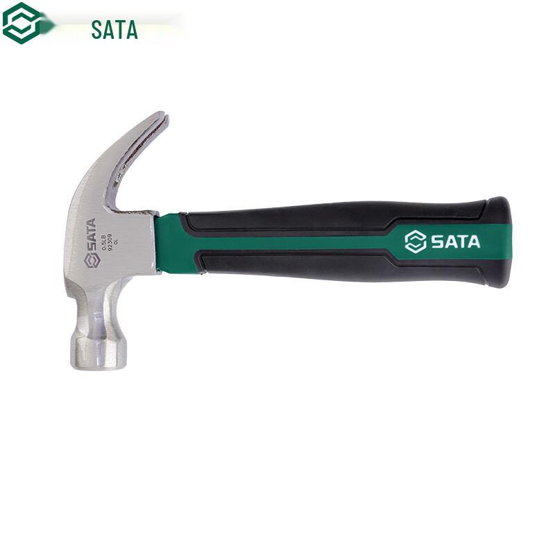 SATA 0.5lb Fiberglass Short Handle Claw Hammer