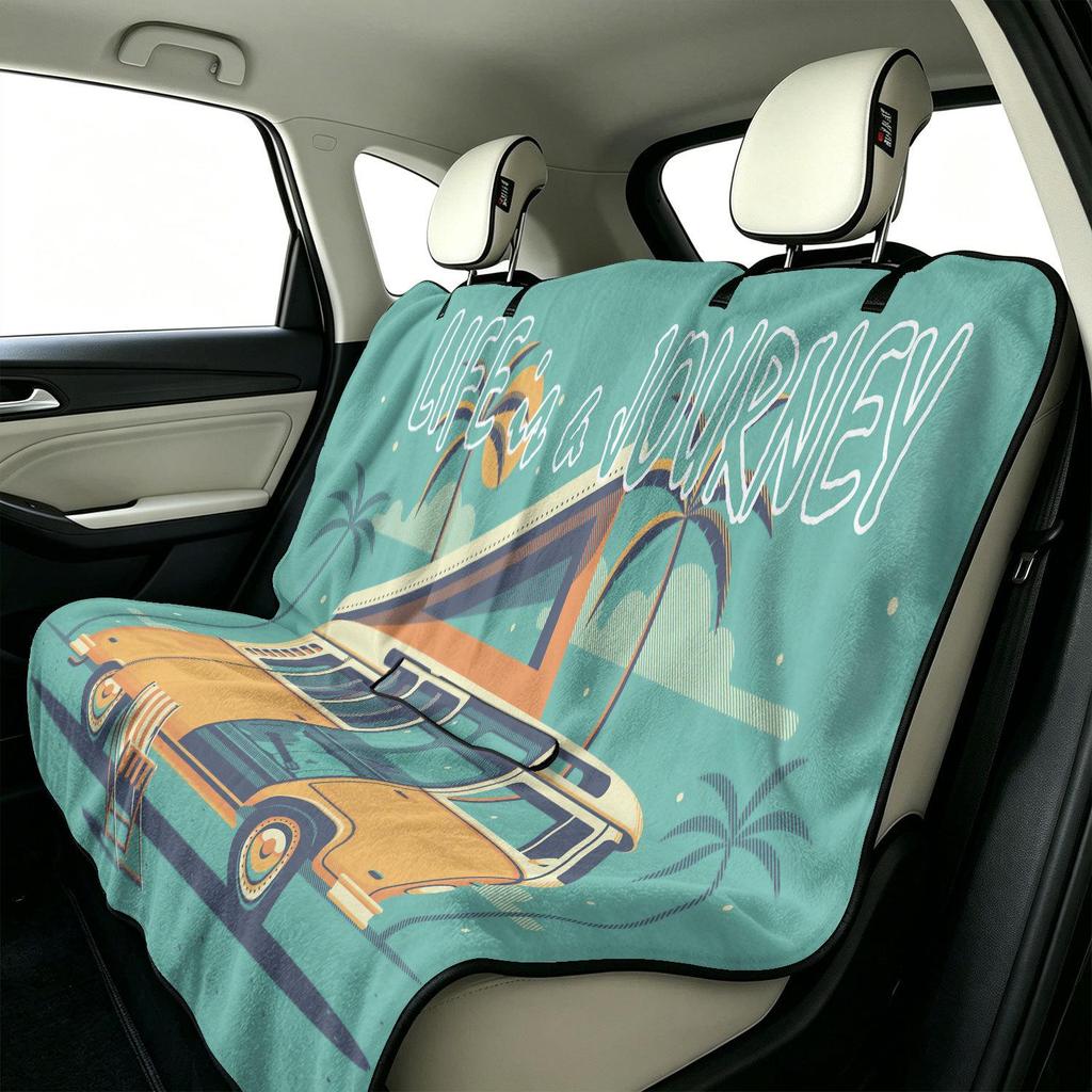 All-Season Universal Rear Car Seat Towel Cover for Gym & Exercise