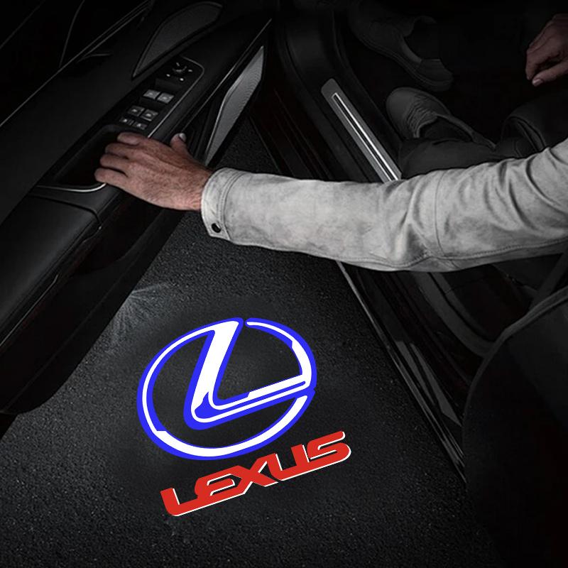 LED Auto Tür Willkommenslicht Logo Projektor Laser Lampen Für Lexus ES GS GX IS LS LX 460 RC 300 350 300h 330 400 RX270 350 450h RC