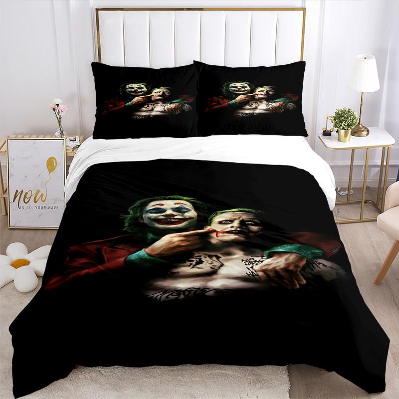 Joker'S Transformation Print 3Pcs Bedding Setduvet Cover With 2 Bedropillowcase Home Birthday Gift